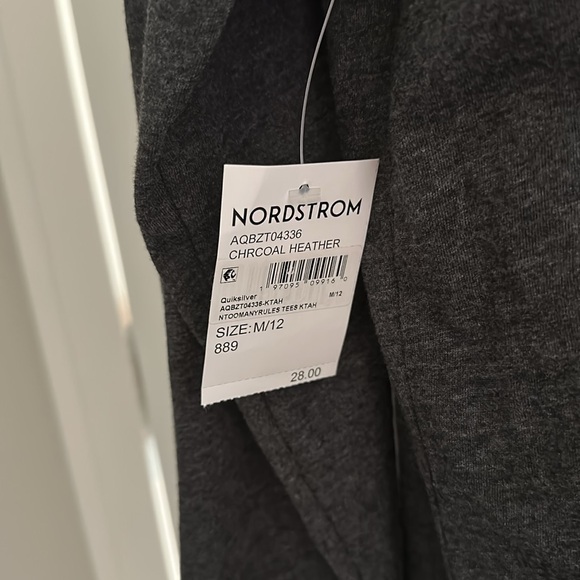 Quiksilver Black and White Logo Long Sleeve Tee - Picture 4 of 4